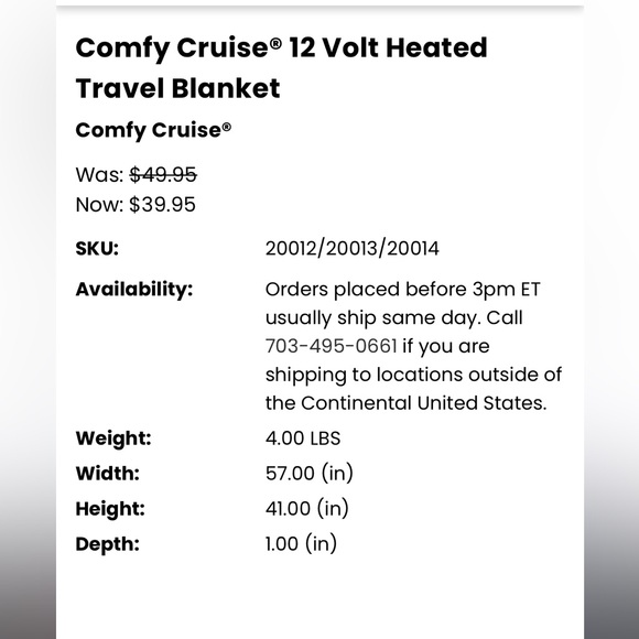 Comfy Cruise Travel Blanket - Picture 5 of 6